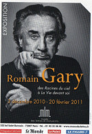 CPM - EXPOSITION ROMAIN GARY - MUSEE DES LETTRES ET MANUSCRITS - 222 BD SAINT GERMAIN - PARIS - Ecrivains