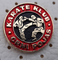 Karate Club Crni Pojas Black Belt  YUgoslavia Vintage Pin - Judo