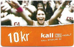 Faroe - Kall - Studlar, Exp.01.08.2005, GSM Refill 10Kr, Used - Färöer I.