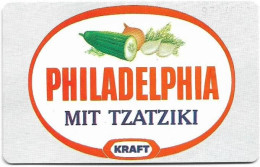 Germany - Kraft Philadelphia 2 - Tzatziki - K 0001B - 05.1988, 20U, 4.500ex, Used - K-Series : Serie Clientes