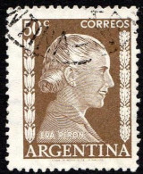 Argentina - 1952 - Eva Peron - 50 C - Usato - Gebruikt