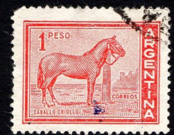 Argentina - 1959 - Caballo Criollo - 1 Peso - Usato - Usati