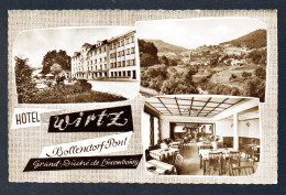 Luxembourg. Bollendorf-Pont (Berdorf). Hôtel Wirtz. Panorama Avec église St.Michel Et Salle De Restaurant.1967 - Berdorf