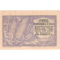 Billet, Autriche, St Georgen, 20 Heller, épis, 1920, SPL, Mehl:FS 886IIb - Oesterreich