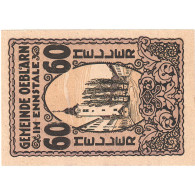 Billet, Autriche, Oeblarn, 60 Heller, Eglise 1920-10-30, SPL Mehl:FS 700Ib - Oesterreich