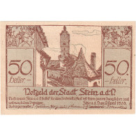 Billet, Autriche, Stein An Der Donau, 50 Heller, Eglise, 1920 SPL Mehl:1015I.2 - Oesterreich