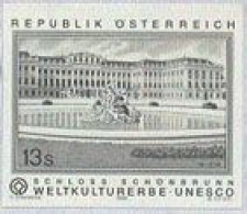 AUSTRIA(1999) Schonnbrun Palace. Black Proof. UNESCO World Heritage Site. Scott No 1780. - Essais & Réimpressions