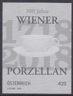 AUSTRIA(2018) Coffee Cup. Black Print. 300 Years Of Vienna Porcelain. - Proeven & Herdruk