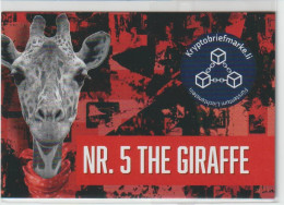 Liechtenstein Mi CRYF 7 Crypto Stamp Nr. 5 - The Giraffe Purple Scarf ** 2023 - Unused Stamps