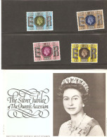 THE SILVER JUBILEE OF THE QUEEN'S ACCESSION_1977_BRITISH POST OFFICE MINT STAMP - Verzamelingen & Kavels