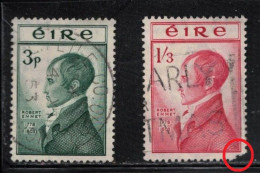 IRELAND Scott # 149-50 Used - Robert Emmet A - Usati