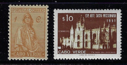 CAPE VERDE 1934,1953 SCOTT #215,293 MH - Islas De Cabo Verde