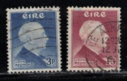 IRELAND Scott # 157-8 Used - John Edward Redmond B - Gebruikt