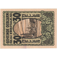 Billet, Autriche, Oeblarn, 30 Heller, Village 1920-10-31, SPL Mehl:FS 700IIa - Oesterreich