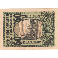 Billet, Autriche, Oeblarn, 60 Heller, Ferme 1920-10-31, SPL Mehl:FS 700IIa - Oesterreich