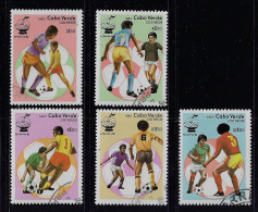 CABO VERDE 1980  SCOTT#446-450 USED - Kaapverdische Eilanden