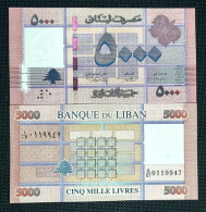 LIBANO / LEBANON 5000 LIBRAS / POUNDS 2014 - SIN CIRCULAR / UNC. P-91b - Libanon