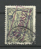 POLEN Poland 1915 Stadtpost Warschau Michel 4 B O - Used Stamps