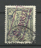 POLEN Poland 1915 Stadtpost Warschau Michel 4 B O - Usados