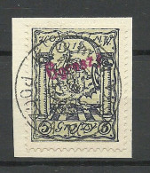 POLEN Poland 1915 Stadtpost Warschau Michel 3 O - Used Stamps