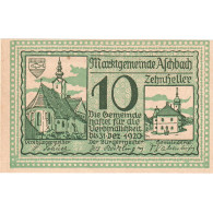 Billet, Autriche, Aschbach, 10 Heller, Eglise 1920-12-31, SPL, Mehl:FS 55b - Oesterreich