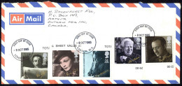 Great Britain Sc# 1119-1123 (London) FDC (c) 1985 10.8 British Film - 1981-1990 Em. Décimales