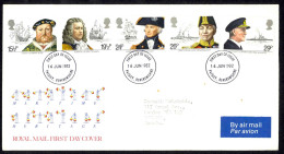 Britain Sc# 991-995 (Paisley, Renfrewshire) FDC (b) 1982 6.16 Maritime Heritage - 1981-1990 Decimal Issues