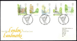 Great Britain Sc# 910-914 (Edinburgh) FDC (a) 1980 5.7 London Landmarks - 1971-1980 Decimal Issues