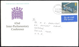 Great Britain Sc# 753 FDC (b) 1975 9.3 62nd Inter-Parliamentary Conference - 1971-1980 Decimal Issues