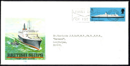 Great Britain Sc# 575 FDC 1969 Ships - 1952-1971 Dezimalausgaben (Vorläufer)