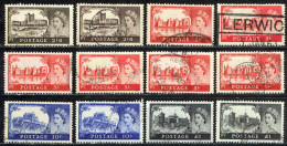 Great Britain Sc# 525-528 Assorted Used Lot/12 1967-1968 Castles - Usati