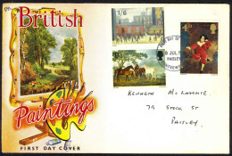 Great Britain Sc# 514-516 FDC 1966 7.6 Paintings - 1952-1971 Dezimalausgaben (Vorläufer)