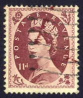 Great Britain Sc# 305 Used (b) 1952-1954 11p Queen Elizabeth - Usati