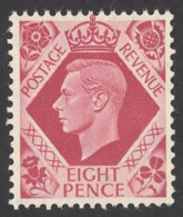 Great Britain Sc# 245 MNH (a) 1939 8p King George VI - Nuevos