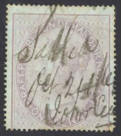 Great Britain Sc# F6 Used Fiscal (non-postal) 1853-1857 Reddish Lilac  - Fiscali