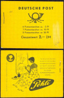 German Democratic Republic Sc# 330a-331a MNH (b) Booklet 1957-1958 Definitives - Booklets