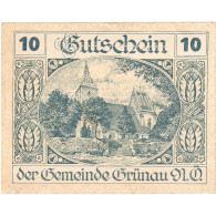 Billet, Autriche, Grünau, 10 Heller, Eglise, 1920, 1920-12-31, SPL, Mehl:FS 299 - Oesterreich