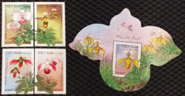 Viet Nam Vietnam MNH Perf Stamps & Souvenir Sheet 2023 : Lady Slipper Orchid (Ms1184) - Viêt-Nam