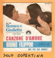 SOLO COPERTINA - 7" - OST - BRUNO FILIPPINI - Canzone D'amore - EX  ITA - Autres & Non Classés