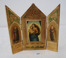 C170 Magnifique Tryptique - Objet Religieux - Russe - Religious Art