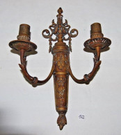 C172 Ancienne Applique Murale - Porte Torchère - Lampe XIX - Bougies - Old Lamp - Contemporary Art