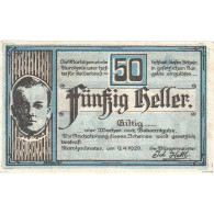 Billet, Autriche, Aurolzmunster, 50 Heller, Château 1920-04-09, SPL Mehl:FS 69a - Oesterreich