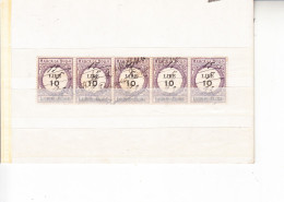 ITALIA  1920 - Unificato  76°   (x 5) - Marca Da Bollo - Soprastampata - Revenue Stamps