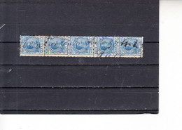 ITALIA  1905/26  - Unificato  35°   (x  5) - Marca Da Bollo - Revenue Stamps
