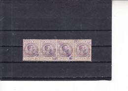 ITALIA  1906  - Unificato  41°   (x 4) -marca Da Bollo - Revenue Stamps