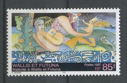 WALLIS FUTUNA 1997 N° 511 ** Neufs MNH Superbe Peinture Paint Noël Christmas - Unused Stamps