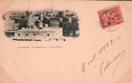 Egypte, Alexandrie - Vue Générale Et La Colonne Pompée - Carte Dos Simple De 1903 - Alexandrie