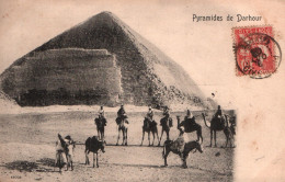 Egypte, Pyramides De Darhour (ou Dachour, Ou Dahshur) Méhara - Carte Dos Simple N° 13008 De 1903 - Pirámides