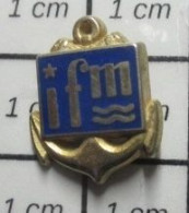 519 Pin's Pins / Rare Et De Belle Qualité !!! BATEAUX / ANCRE DE MARINE IFM - Banques