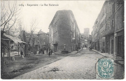 CPA13- ROQUEVAIRE- La Rue Nationale - Roquevaire